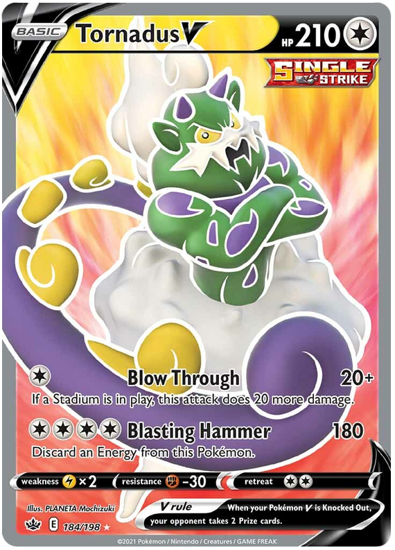 Tornadus V (184/198) [Sword & Shield: Chilling Reign] | Clutch Gaming