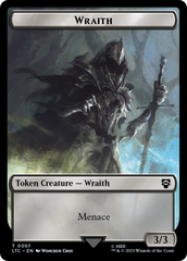 Treasure // Wraith Double-Sided Token [The Lord of the Rings: Tales of Middle-Earth Commander Tokens] | Clutch Gaming