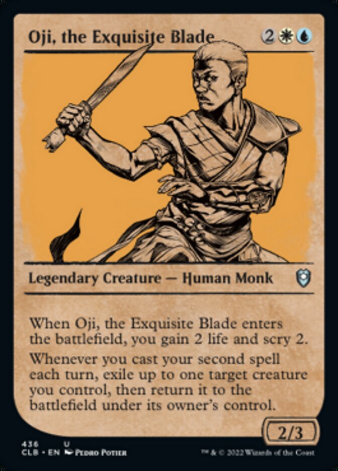 Oji, the Exquisite Blade (Showcase) [Commander Legends: Battle for Baldur's Gate] | Clutch Gaming