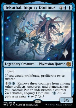 Tekuthal, Inquiry Dominus (Promo Pack) [Phyrexia: All Will Be One Promos] | Clutch Gaming