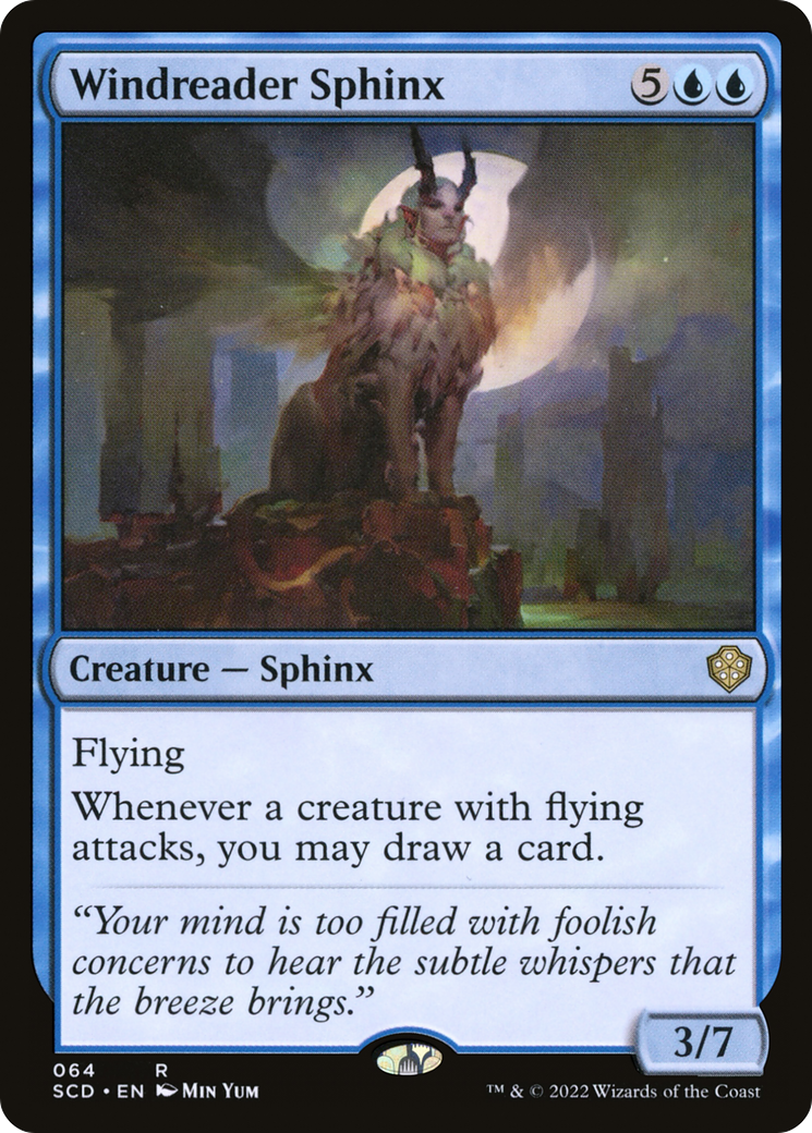 Windreader Sphinx [Starter Commander Decks] | Clutch Gaming