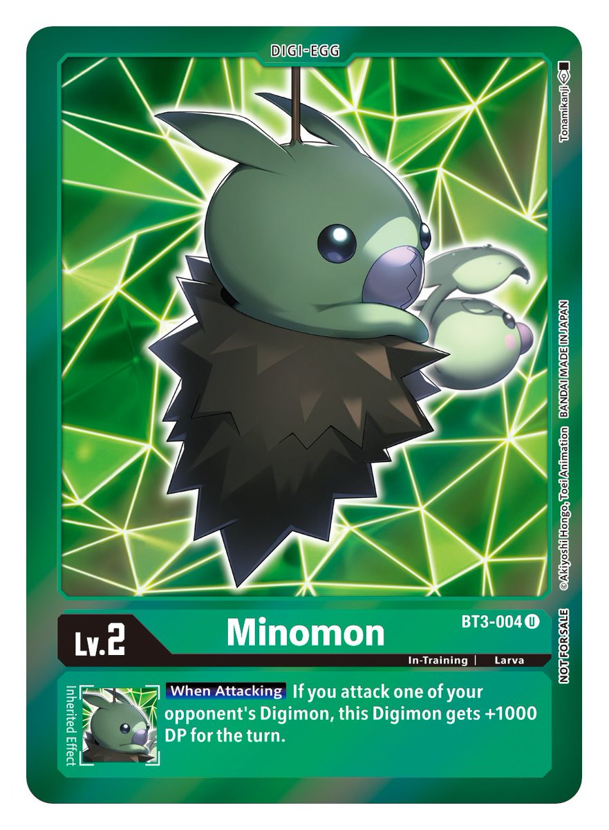 Minomon [BT3-004] (Event Pack 2) [Release Special Booster Ver.1.5] | Clutch Gaming