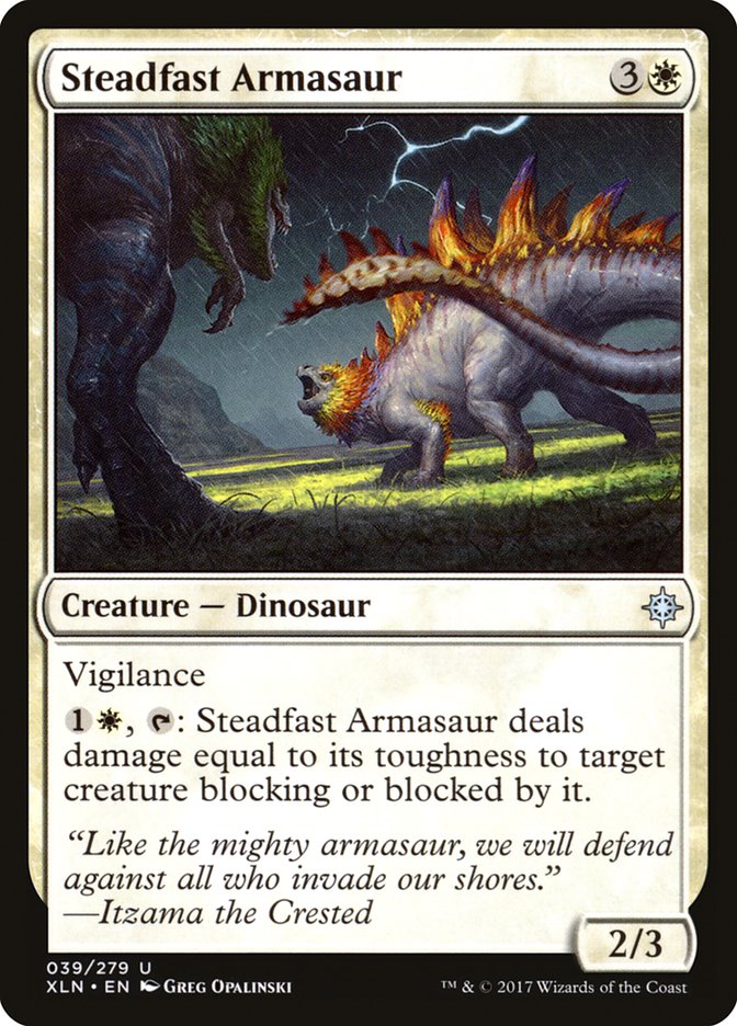 Steadfast Armasaur [Ixalan] | Clutch Gaming