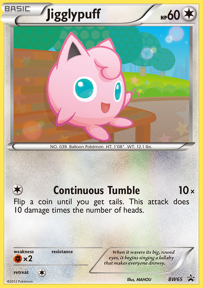 Jigglypuff (BW65) [Black & White: Black Star Promos] | Clutch Gaming