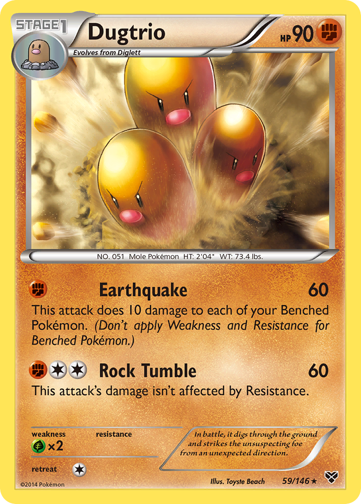 Dugtrio (59/146) [XY: Base Set] | Clutch Gaming