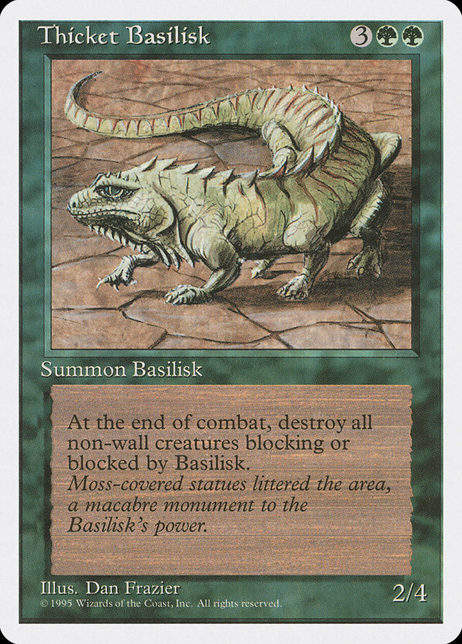 Thicket Basilisk [Fourth Edition] | Clutch Gaming