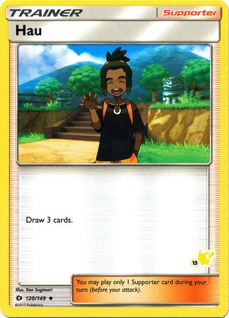 Hau (120/149) (Pikachu Stamp #13) [Battle Academy 2020] | Clutch Gaming