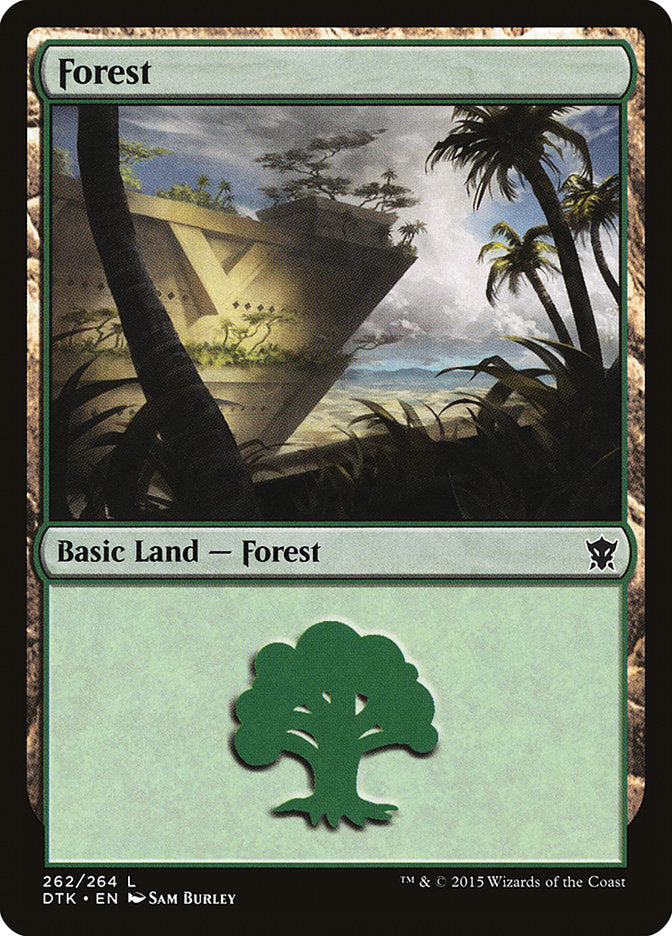 Forest (262) [Dragons of Tarkir] | Clutch Gaming