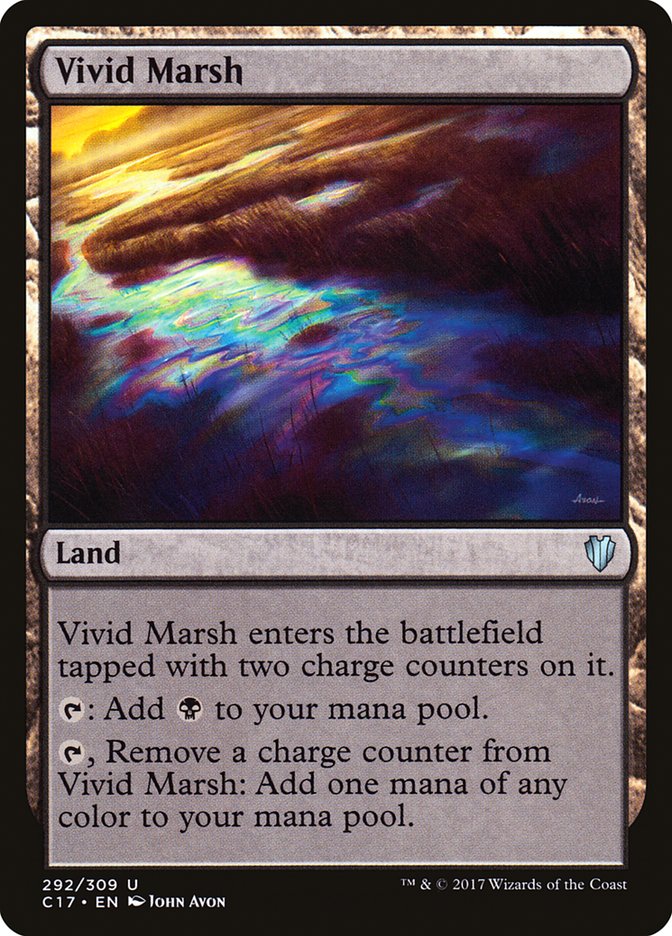 Vivid Marsh [Commander 2017] | Clutch Gaming