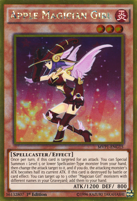 Apple Magician Girl [MVP1-ENG15] Gold Rare | Clutch Gaming