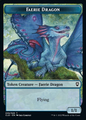 Treasure // Faerie Dragon Double-Sided Token [Commander Legends: Battle for Baldur's Gate Tokens] | Clutch Gaming