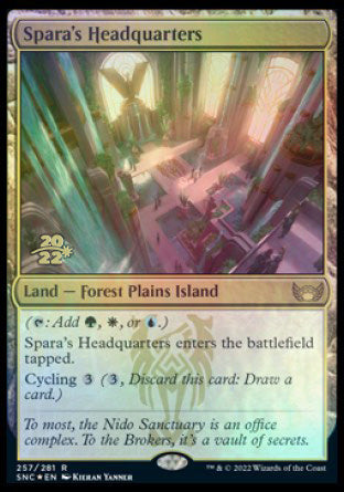 Spara's Headquarters [Streets of New Capenna Prerelease Promos] | Clutch Gaming