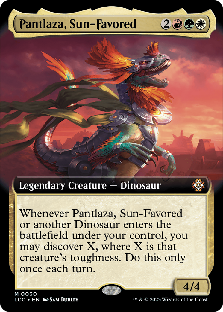 Pantlaza, Sun-Favored (Extended Art) [The Lost Caverns of Ixalan Commander] | Clutch Gaming