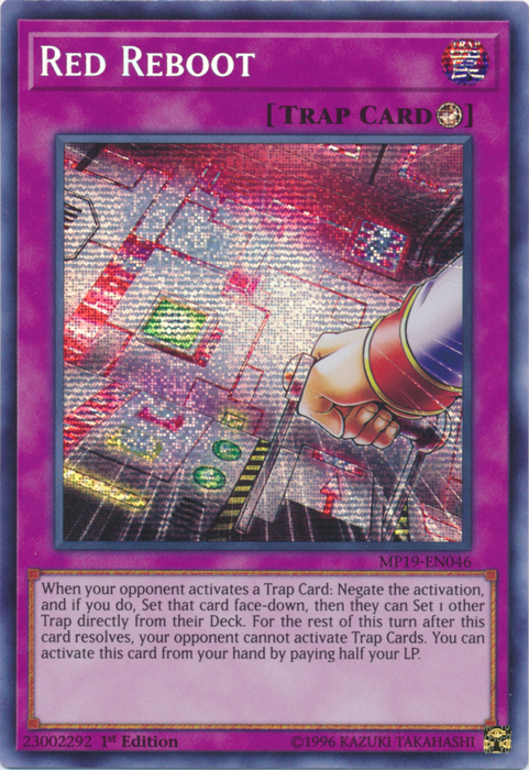 Red Reboot [MP19-EN046] Prismatic Secret Rare | Clutch Gaming