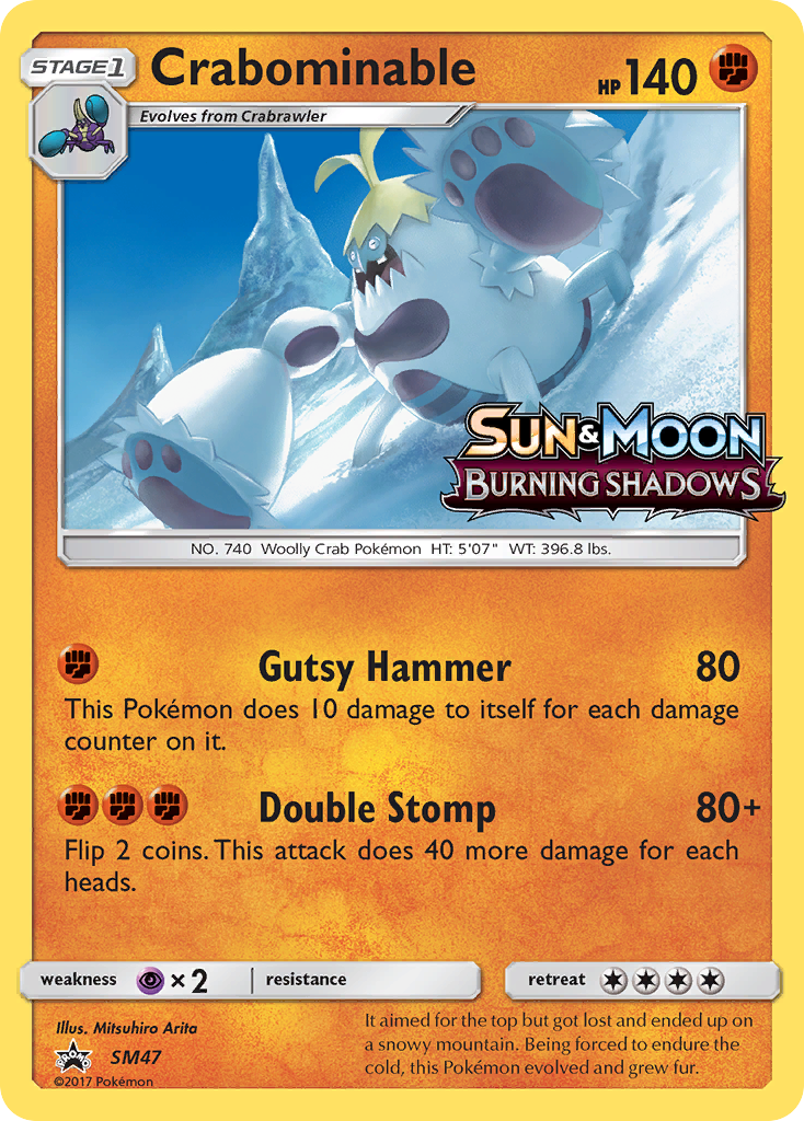 Crabominable (SM47) [Sun & Moon: Black Star Promos] | Clutch Gaming