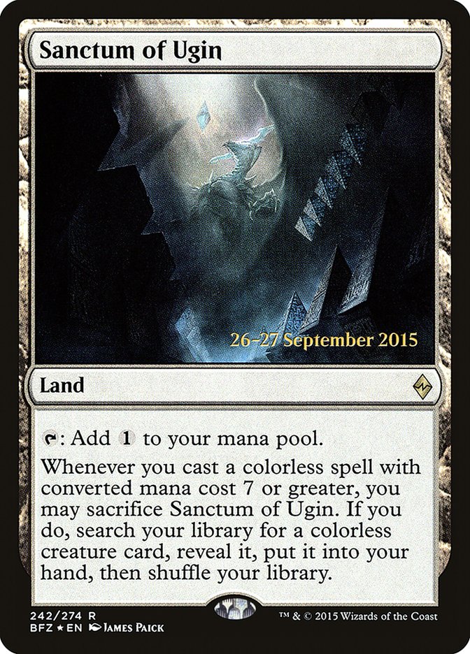 Sanctum of Ugin [Battle for Zendikar Prerelease Promos] | Clutch Gaming