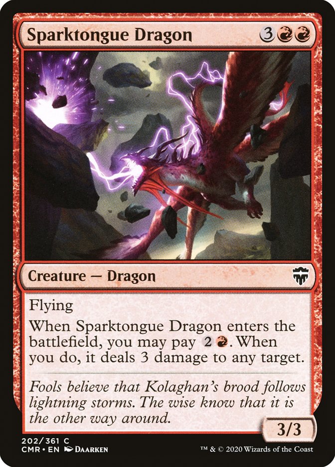 Sparktongue Dragon [Commander Legends] | Clutch Gaming