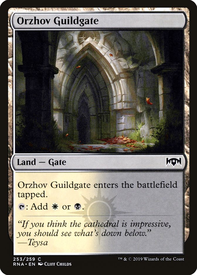 Orzhov Guildgate (253/259) [Ravnica Allegiance] | Clutch Gaming