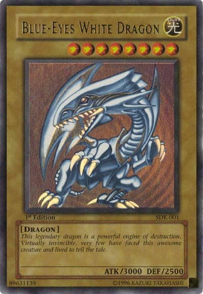 Blue-Eyes White Dragon [SDK-001] Ultra Rare | Clutch Gaming