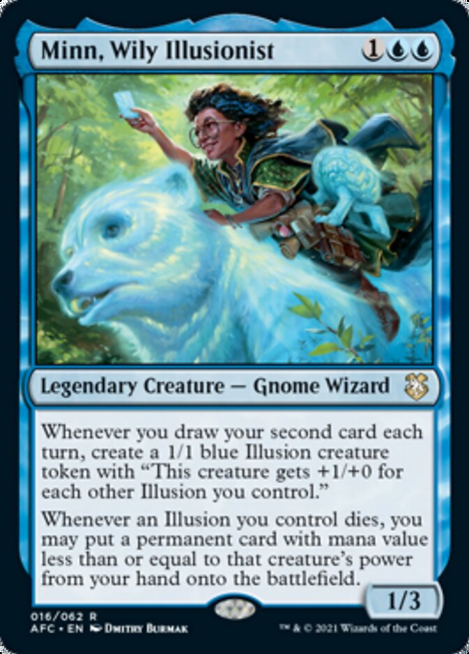 Minn, Wily Illusionist [Dungeons & Dragons: Adventures in the Forgotten Realms Commander] | Clutch Gaming