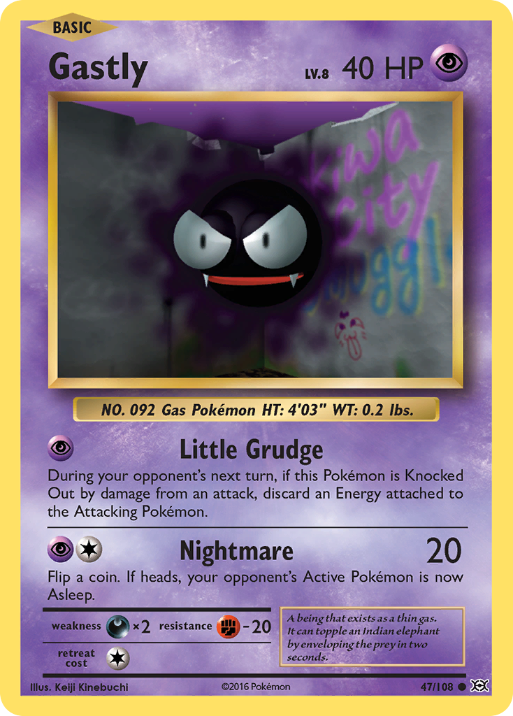 Gastly (47/108) [XY: Evolutions] | Clutch Gaming