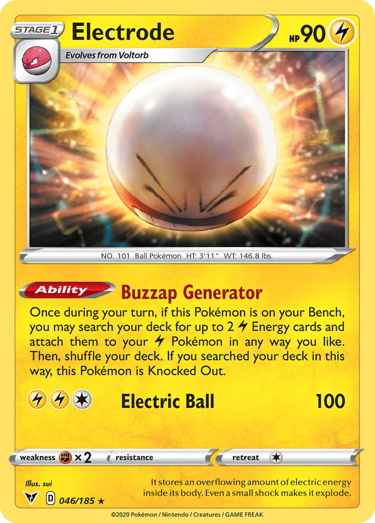 Electrode (046/185) [Sword & Shield: Vivid Voltage] | Clutch Gaming