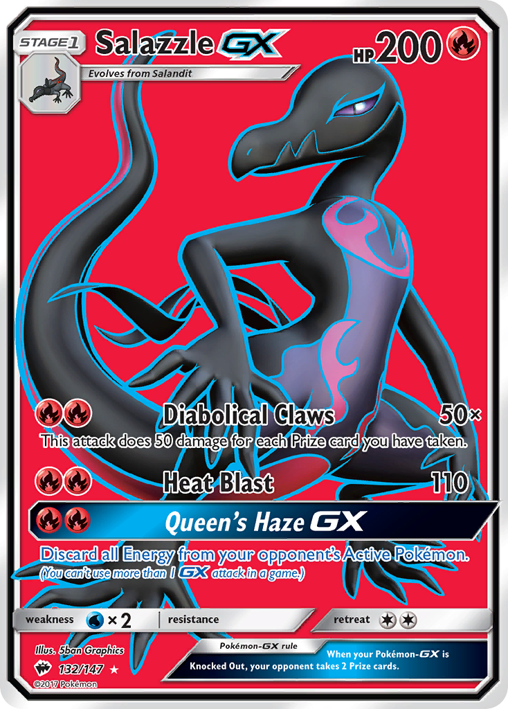 Salazzle GX (132/147) [Sun & Moon: Burning Shadows] | Clutch Gaming