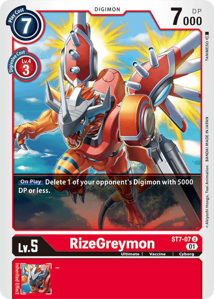 RizeGreymon [ST7-07] [Starter Deck: Gallantmon] | Clutch Gaming