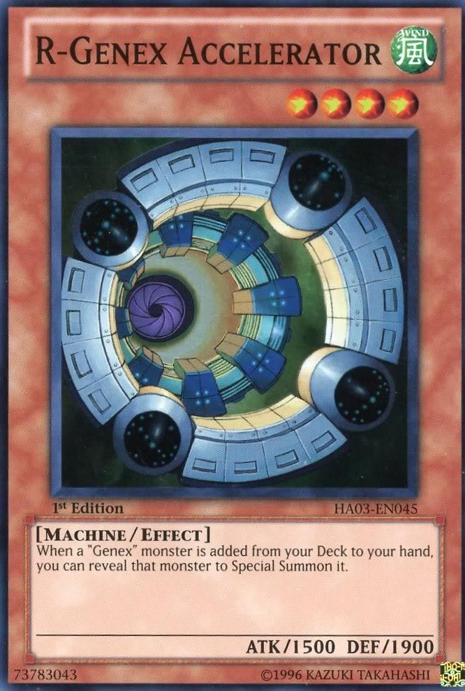R-Genex Accelerator [HA03-EN045] Super Rare | Clutch Gaming