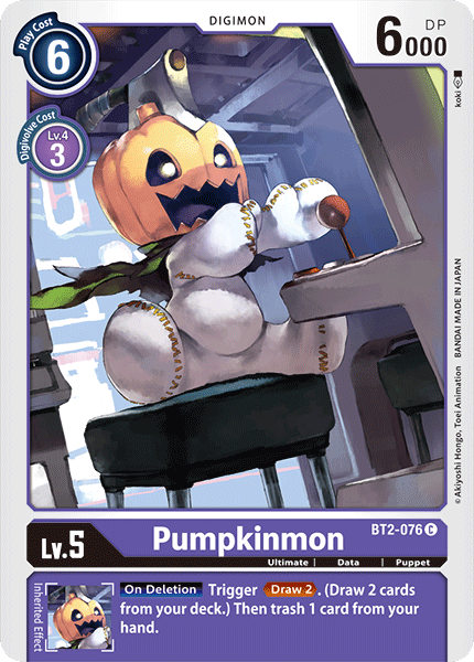 Pumpkinmon [BT2-076] [Release Special Booster Ver.1.0] | Clutch Gaming