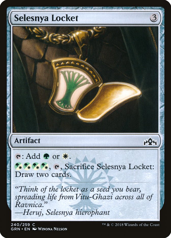 Selesnya Locket [Guilds of Ravnica] | Clutch Gaming