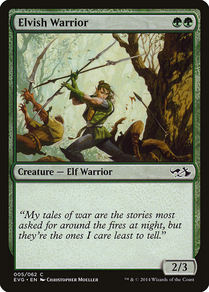 Elvish Warrior (Elves vs. Goblins) [Duel Decks Anthology] | Clutch Gaming