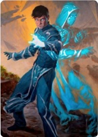 Jace, Mirror Mage 1 Art Card [Zendikar Rising Art Series] | Clutch Gaming