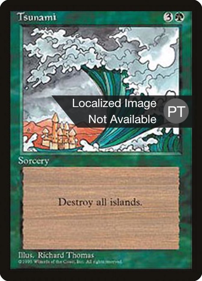 Tsunami [Fourth Edition (Foreign Black Border)] | Clutch Gaming