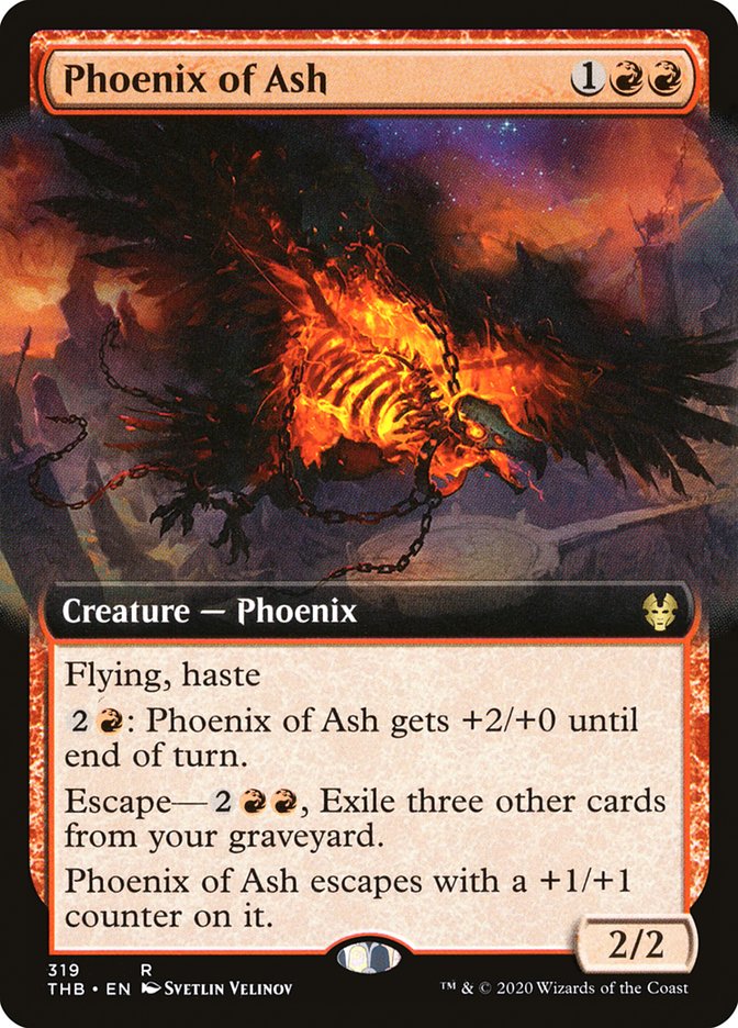 Phoenix of Ash (Extended Art) [Theros Beyond Death] | Clutch Gaming