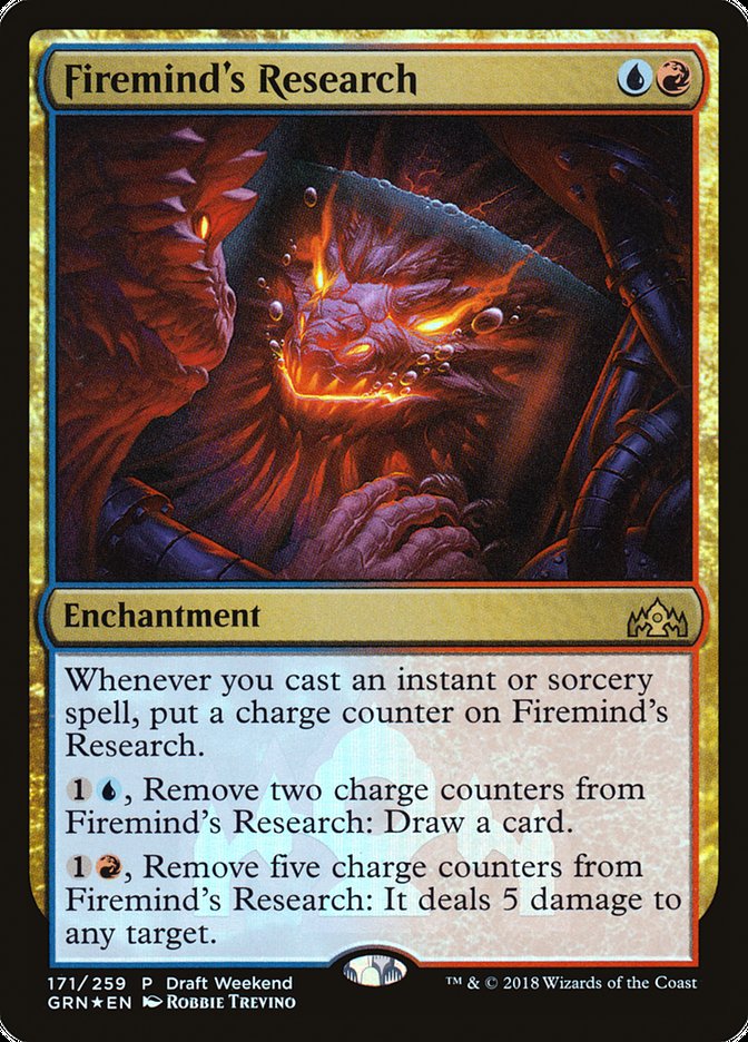 Firemind's Research (Draft Weekend) [Guilds of Ravnica Promos] | Clutch Gaming