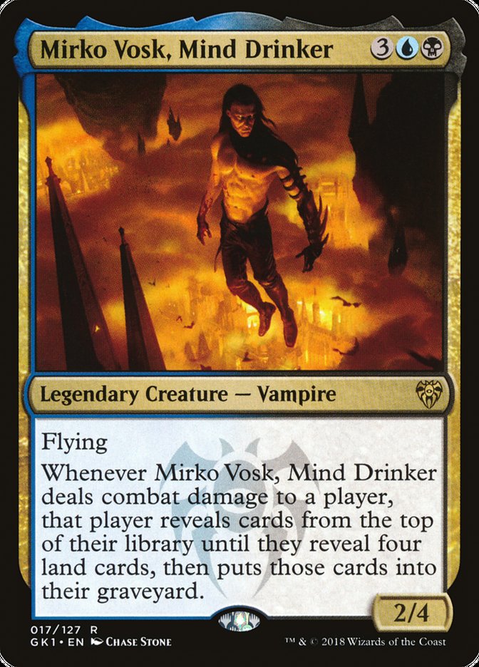 Mirko Vosk, Mind Drinker [Guilds of Ravnica Guild Kit] | Clutch Gaming