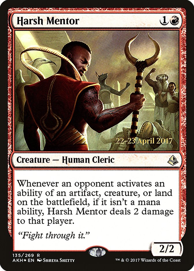 Harsh Mentor [Amonkhet Prerelease Promos] | Clutch Gaming