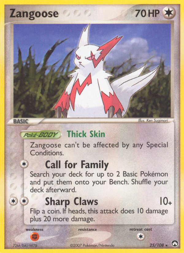 Zangoose (25/108) [EX: Power Keepers] | Clutch Gaming