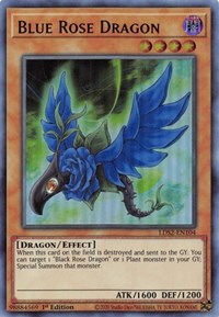 Blue Rose Dragon (Purple) [LDS2-EN104] Ultra Rare | Clutch Gaming