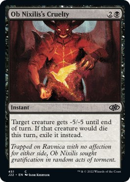 Ob Nixilis's Cruelty [Jumpstart 2022] | Clutch Gaming