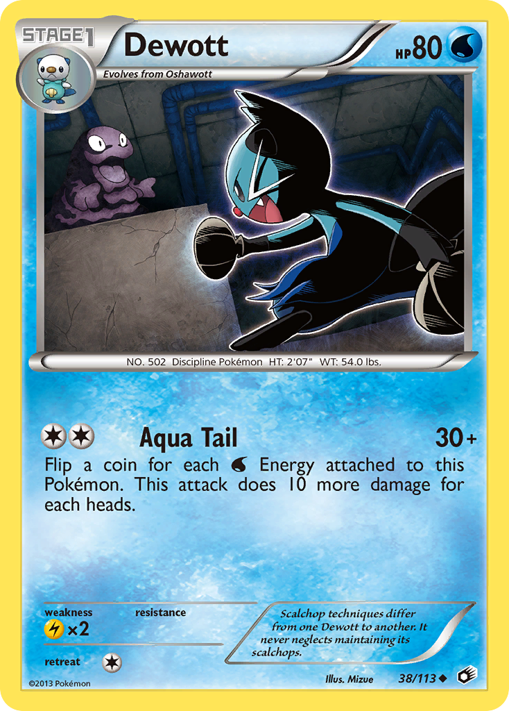 Dewott (38/113) [Black & White: Legendary Treasures] | Clutch Gaming