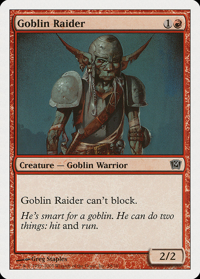 Goblin Raider [Ninth Edition] | Clutch Gaming