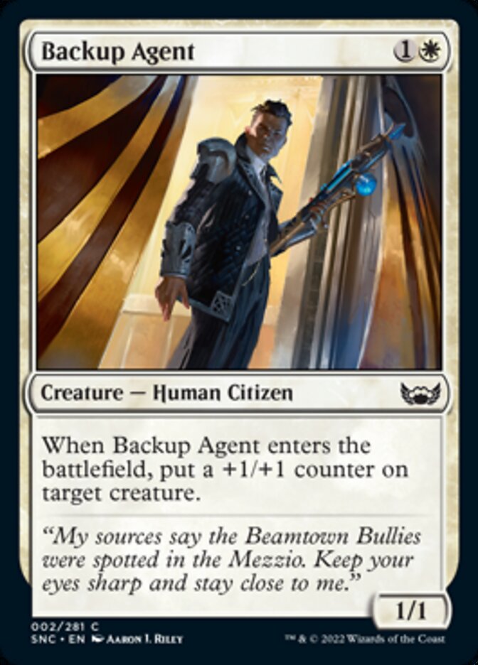 Backup Agent [Streets of New Capenna] | Clutch Gaming