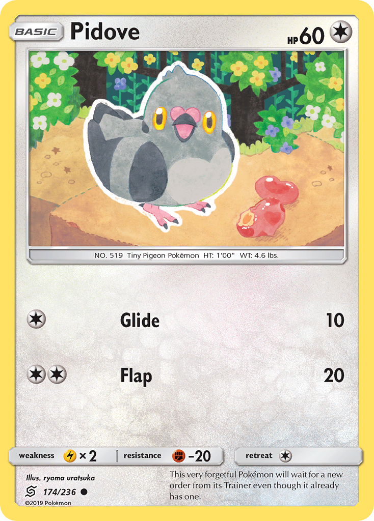 Pidove (174/236) [Sun & Moon: Unified Minds] | Clutch Gaming