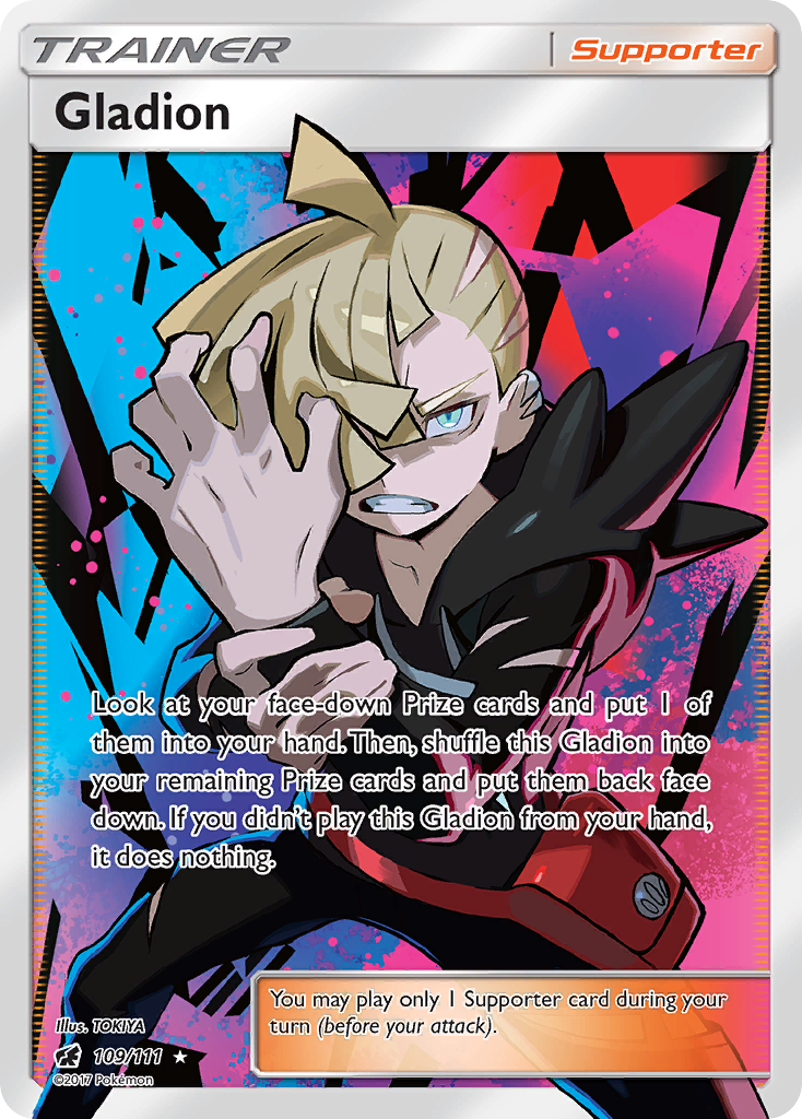 Gladion (109/111) [Sun & Moon: Crimson Invasion] | Clutch Gaming