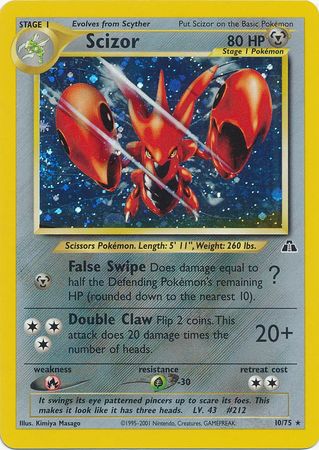 Scizor (10/75) [Neo Discovery Unlimited] | Clutch Gaming