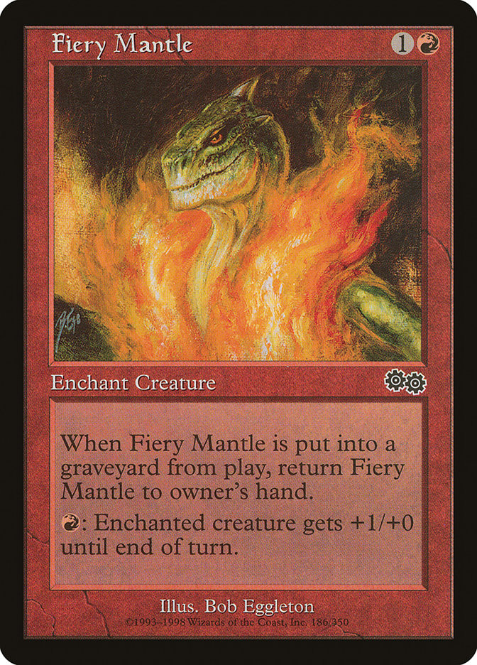 Fiery Mantle [Urza's Saga] | Clutch Gaming