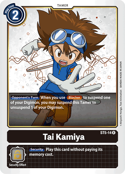 Tai Kamiya [ST5-14] [Starter Deck: Machine Black] | Clutch Gaming