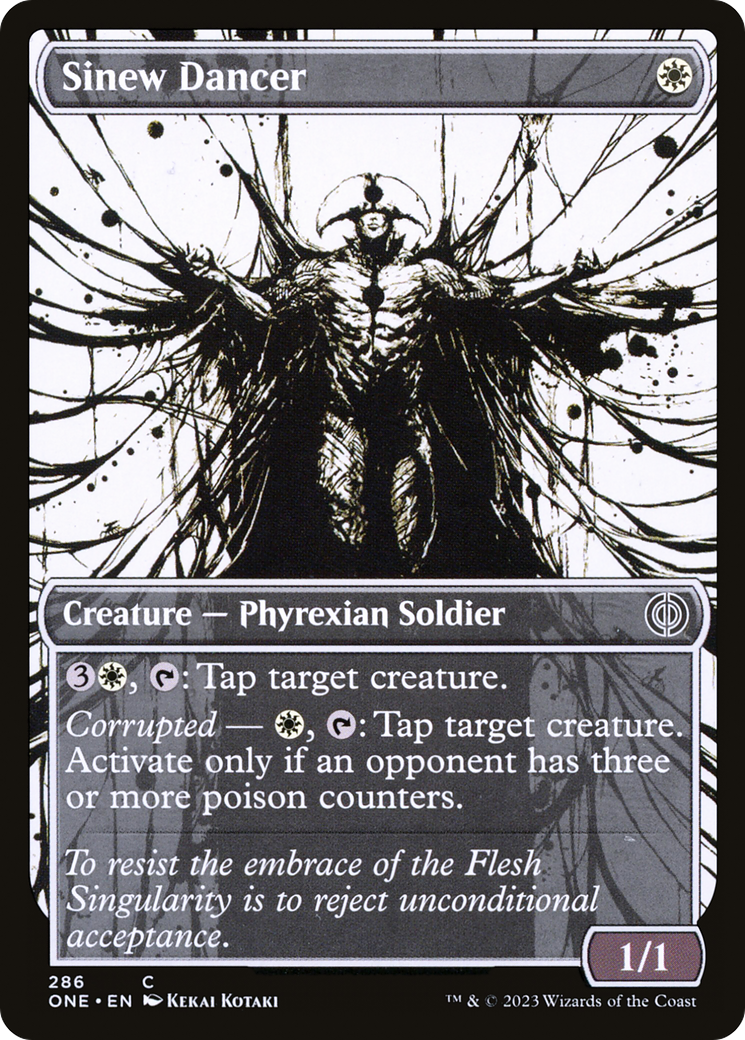 Sinew Dancer (Showcase Ichor) [Phyrexia: All Will Be One] | Clutch Gaming